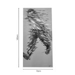 Pikturë në kanavacë Walking Inart 70x3x140cm - Image 2