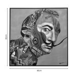 Pikturë në kanavacë me kornizë Eyelo Inart 80x3.5x80cm - Image 2