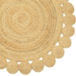 Tepih Voni Inart, jute natyrale 100x100x1cm - Image 2