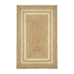 Tepih Mazir Inart, jute bezhë-ekru 120x180x1cm