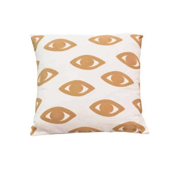 Jastëk Eyes Inart, natyral-e bardhë 45x45x2.5cm