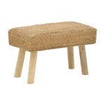 Stool Iolion Inart natyrore dru-jute 60x30x40cm