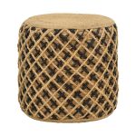 Stool Nelly Inart natyrore 100% jute 40x40x40cm