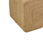 Stool Tresa Inart natyrore 100% jute 40x40x40cm - Image 4