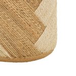 Stool Elision Inart natyrore-beige 100% jute 40x40x40cm - Image 4
