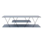 Mobilje televizori Tars, ngjyrë gri-e zezë 120x30x33cm - Image 2