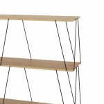 Raft Tars, ngjyrë lisi-e zezë 120x30x9.cm - Image 2