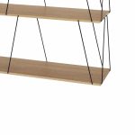 Raft Tars, ngjyrë lisi-e zezë 120x30x9.cm - Image 3