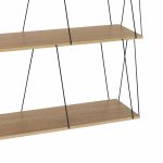 Raft Tars, ngjyrë lisi-e zezë 80x30x69.2cm - Image 3