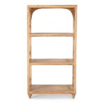 Raft librash Novel Inart, dru masiv akacie 66x35.5x127cm - Image 2