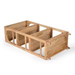 Raft librash Novel Inart, dru masiv akacie 66x35.5x127cm - Image 5