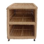 Raft Nolo Inart, bambu natyrale 42x32x51cm