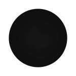 Sipërfaqe tavoline Senlo, ngjyrë e zezë D60cm