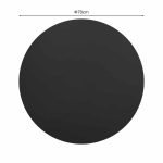 Sipërfaqe e tavolinës Sensie, antracit D70cm - Image 2