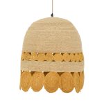 Llambë tavani Amide Inart, E27, natyrale D50x125cm