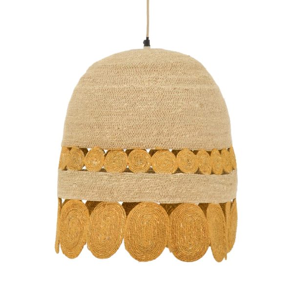 Llambë tavani Amide Inart, E27, natyrale D50x125cm