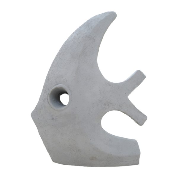 Dekorim tavoline peshku Lakol Inart terrakote blu 25x7x33cm