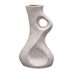 Zbukurim tavoline Ferduo Inart terraciote e bardhe 13x12x35cm