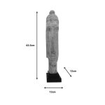 Busti i Budës Dran Inart dru mango natyrale 12x12x63.5cm - Image 2