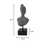 Dekorim tavoline Lafia I Inart dru mango natyrale-hekur 17.5x11.5x42cm - Image 2