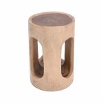 Ramont Inart natyrore solide suar stool druri 30x30x45cm