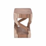 Garem Inart natyrore solid suar stool druri 30x30x45cm - Image 2