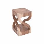 Garem Inart natyrore solid suar stool druri 30x30x45cm