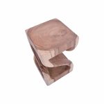Garem Inart natyrore solid suar stool druri 30x30x45cm - Image 3