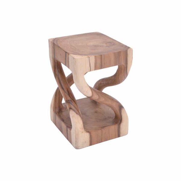 Garem Inart natyrore solid suar stool druri 30x30x45cm