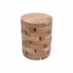 Shard Inart stool natyrore druri i fortë i tekut D35x45cm