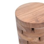 Shard Inart stool natyrore druri i fortë i tekut D35x45cm - Image 3