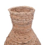 Vazo dekorative Lerpon Inart , e bërë nga materiali i bananes, në nuancë antike natyrale D40x100cm - Image 2