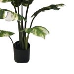 Bimë dekorative në vazo Monstera I, PP jeshile H90cm - Image 3