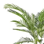 Bimë dekorative Areca I, në vazo Inart, PP ngjyrë e gjelbërt, H120cm - Image 2