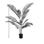 Bimë dekorative Areca II, në vazo, PP jeshile, H150cm - Image 4