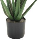 Bimë dekorative Aloe, në vazo, PP jeshile, H51cm - Image 3