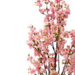 Bimë dekorative Peach flower I, në vazo, PP rozë H170cm - Image 2