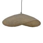 Llambë tavani Lampi Inart, shtyp letre gri-hekur 71x53x123cm