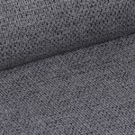 Tabure Numan, stof antracit me këmbë metalike të zeza D60x44cm - Image 2