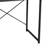 Tavolinë studimi Ustando, melamine në ngjyrë antracit, 90x60x72cm - Image 4