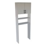 Kabineti i lavanderisë Hifro  melamine e bardhë 65x27x185.5cm