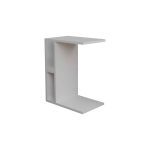 Tavolina e kafesë Boner melamine e bardhë 45x29.5x61cm