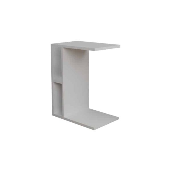 Tavolina e kafesë Boner  melamine e bardhë 45x29.5x61cm