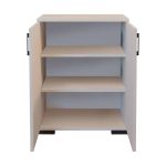 Dollap Yven, melaminë e bardhë 65x32x83cm - Image 4