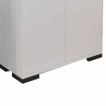 Dollap Yven, melaminë e bardhë 65x32x83cm - Image 6