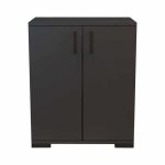 Dollap Yven, melaminë antracit 65x32x83cm - Image 3