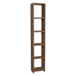 Barzine  melamine bookcase në hije natyrore 27.6x19.5x150cm