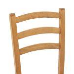 Karrige bari Marf  dru masiv ahu ngjyrë arre 41x42x92cm - Image 6