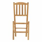 Karrige bari Damnir  dru masiv ahu ngjyrë arre 41x42x92cm - Image 4