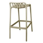 Karrige shanku Zoi, PP në nuancë kapuçino 56x36x87cm - Image 2